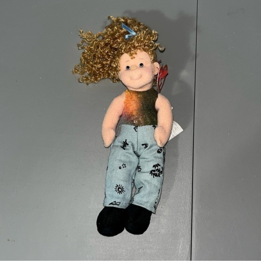 Ty Teenie Beanie Dolls Boppers Paula Plappertasche 2002 NWT Retired